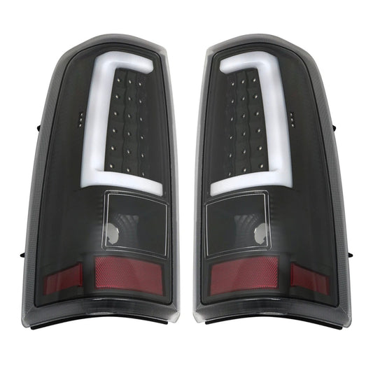 Black LED Tail Lights Fits 2003-2006 Chevy Silverado GMC Sierra 1500 2500HD 3500