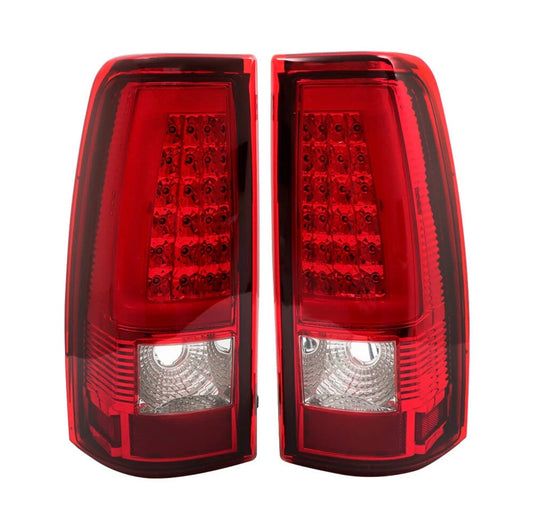 RED LED Tail Lights Fits 2003-2006 03 Chevy Silverado 1500 1500HD 2500 2500 HD 3500