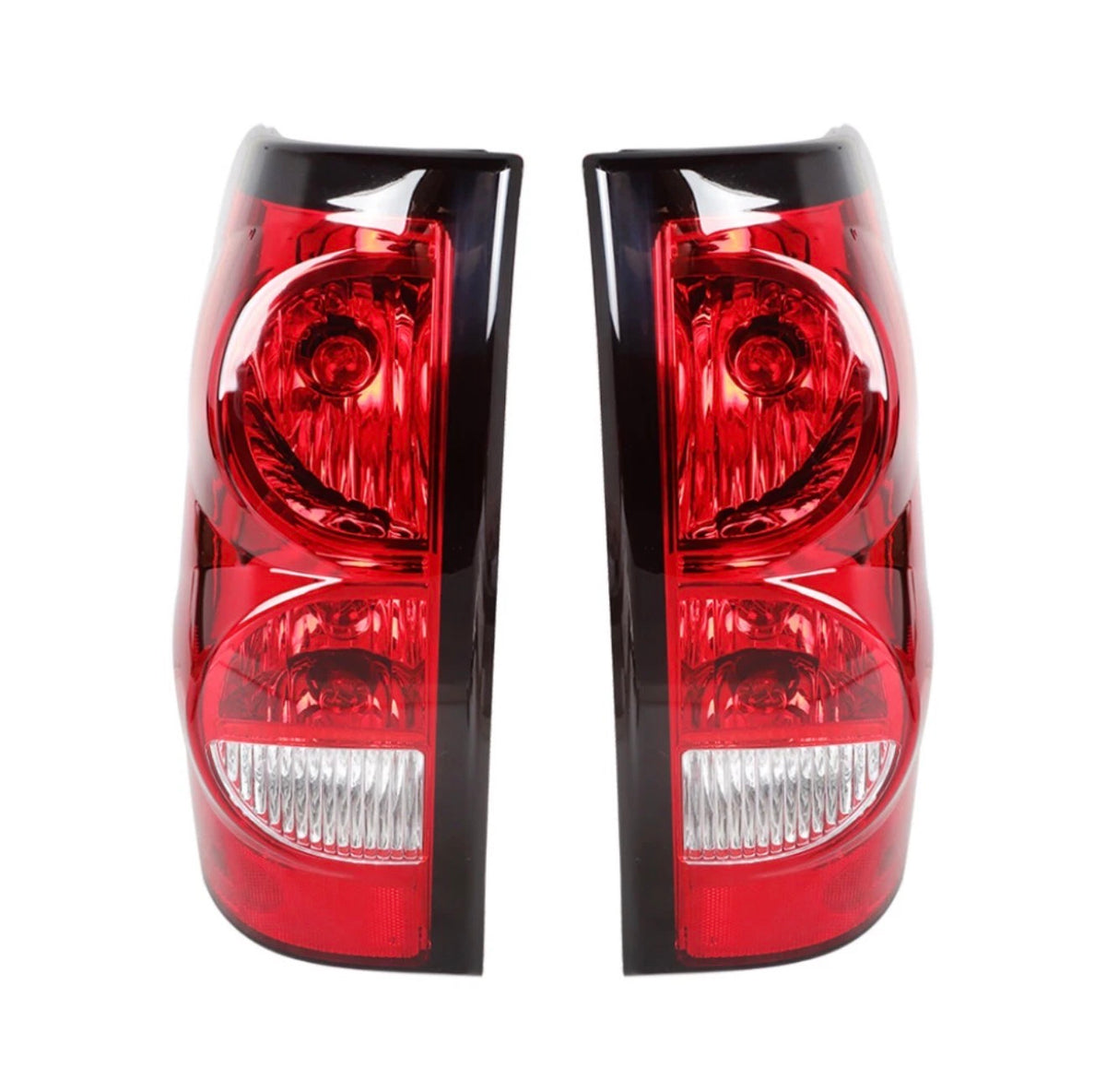 Red Tail Lights Brake Lamps Pair For 2003-2006 Chevy Silverado 1500 2500 3500 HD