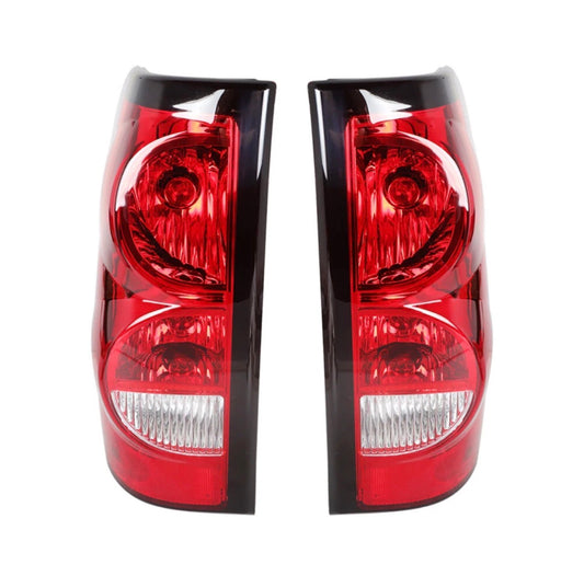 Red Tail Lights Brake Lamps Pair For 2003-2006 Chevy Silverado 1500 2500 3500 HD