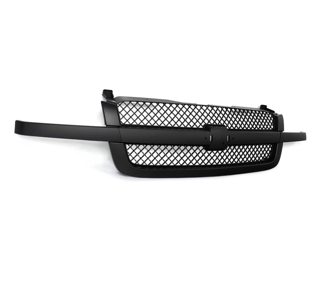 Matte Black SS Front Grille Assembly Fit For 2003-2007 Chevrolet Silverado 1500