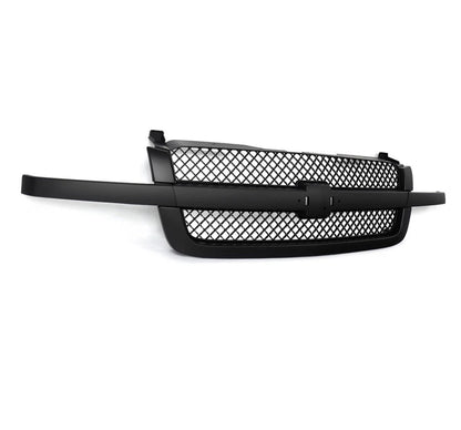Matte Black SS Front Grille Assembly Fit For 2003-2007 Chevrolet Silverado 1500
