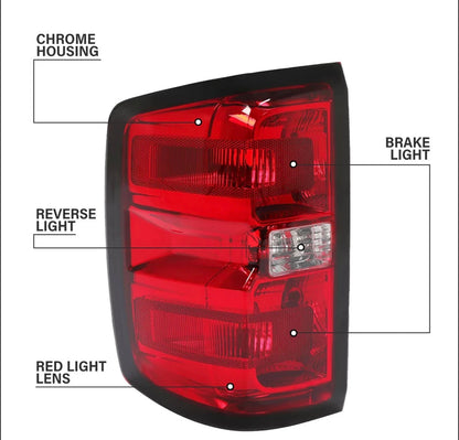 Driver Side Tail Light Lamp For Chevy Silverado 1500 2500HD 3500HD 2014-2018 19