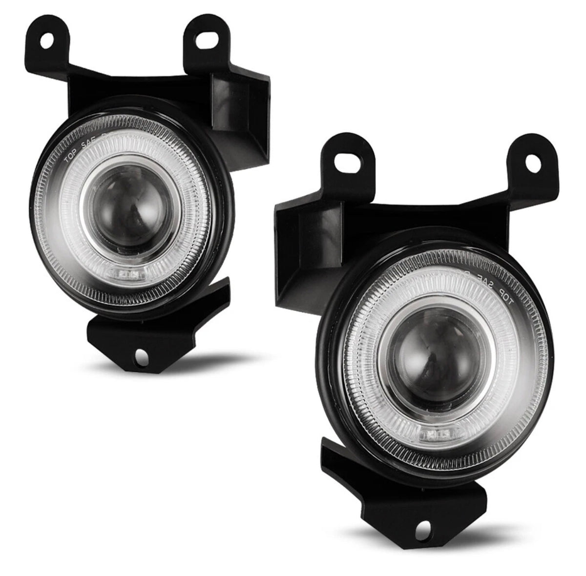 for 99-06 GMC Sierra 1500 C3 Halo Projector Fog Lights Clear Bumper Left+Right