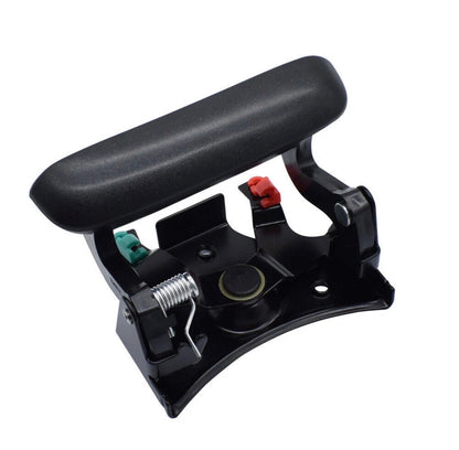 Tailgate Handle & Bezel Set Smooth Black for 99-06 Chevy GMC Silverado Sierra