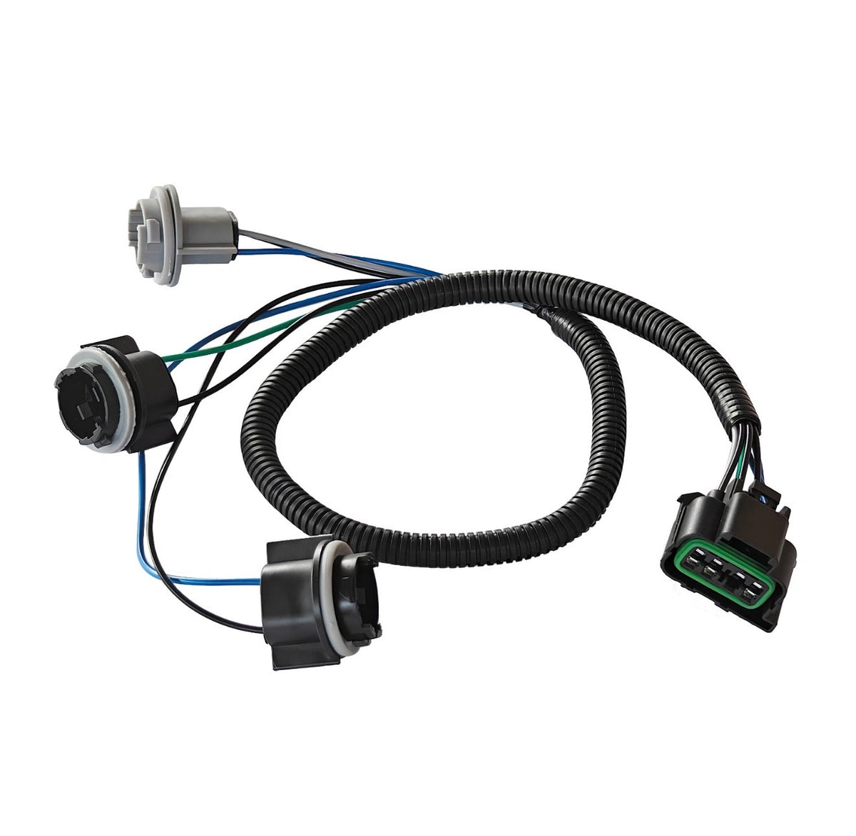 Tail Light Wiring Harness Left Driver For 1999-2005 Silverado Sierra (CONFIRM YEARS 3 AND 4 BULBS)