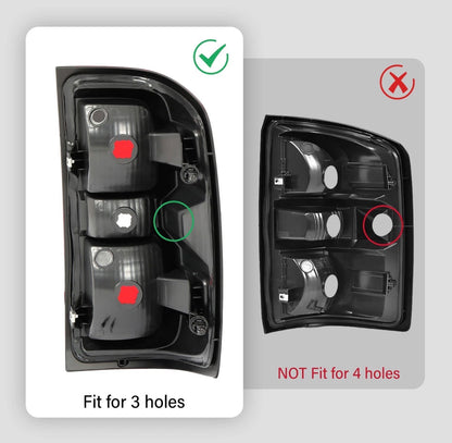 For Chevy Silverado 1500 2500HD 3500HD 2014-2015 2019 Tail Lights Brake Lamps