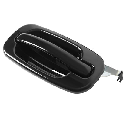 NEW Rear Outside Door Handles Set Gloss Black For Silverado Tahoe Sierra 99-06