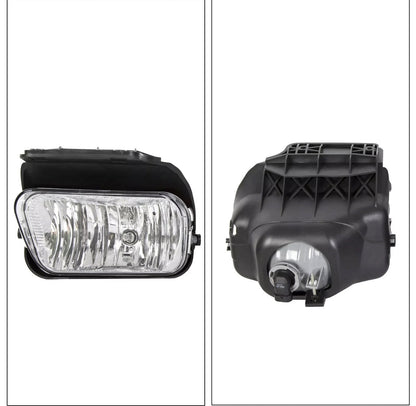 For 03-06 Chevy Silverado 1500/2500/3500 Clear Driving Fog Lights w/Bulbs Pair