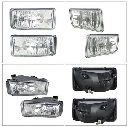 Front Fog Lights Lamps w/Bulbs For 2007-2015 Chevy Silverado 1500 2500 3500 HD