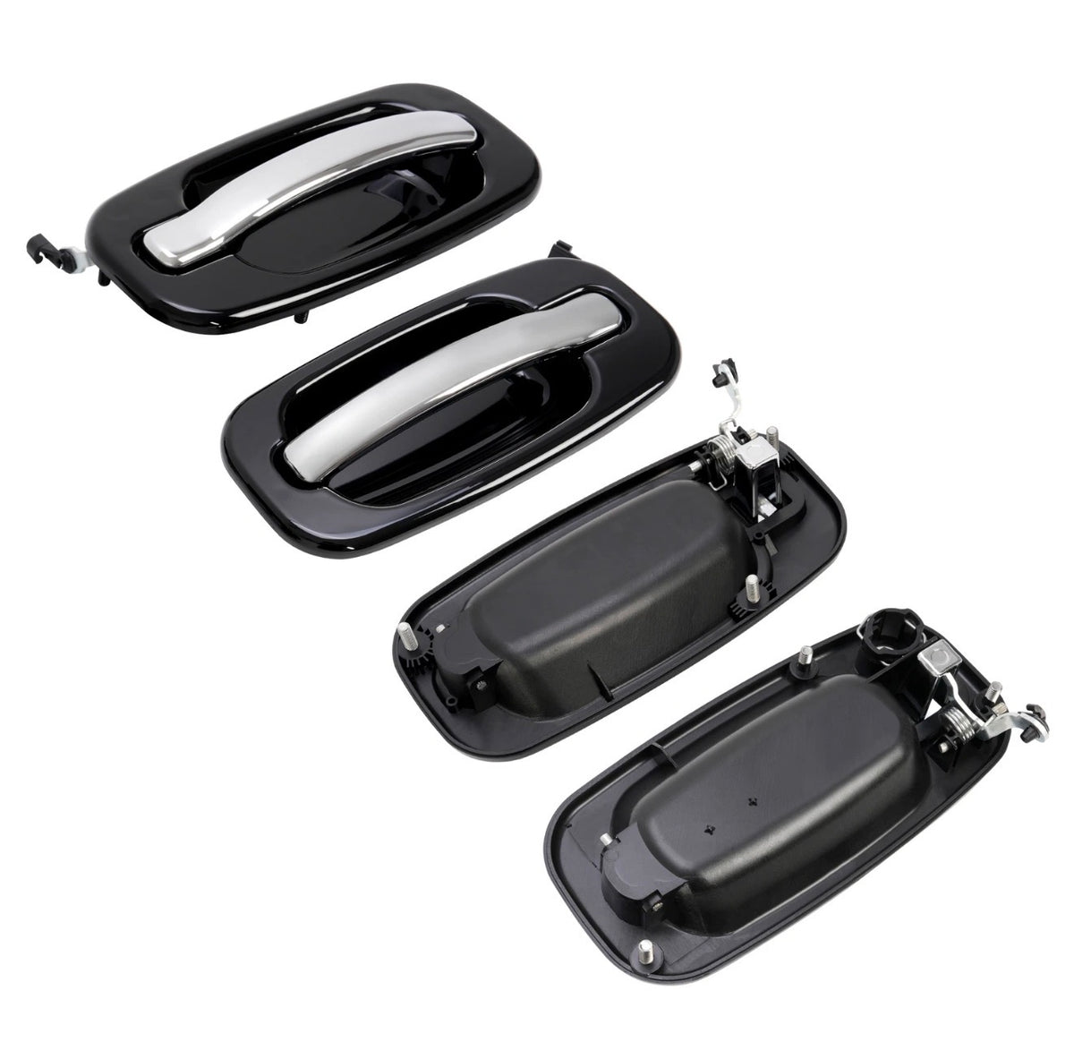 Outside Door Handles W/O Keyhole For Silverado Tahoe Sierra 99-06 4Pcs Painted