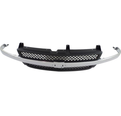 For Chevy Silverado 2500 HD/3500 Grille Assembly 2001 2002 Painted Black Shell