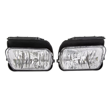 For 03-06 Chevy Silverado 1500/2500/3500 Clear Driving Fog Lights w/Bulbs Pair