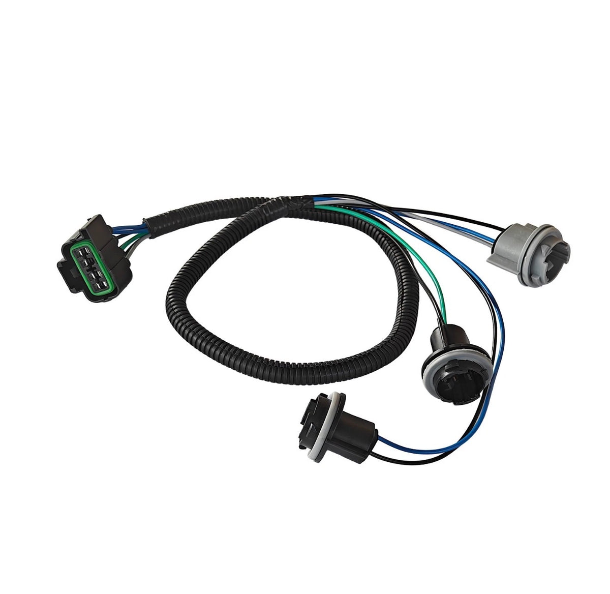 Tail Light Wiring Harness Left Driver For 1999-2005 Silverado Sierra (CONFIRM YEARS 3 AND 4 BULBS)