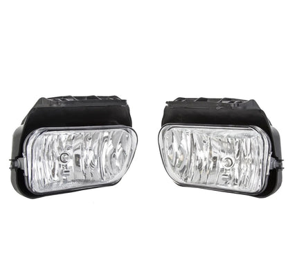 For 03-06 Chevy Silverado 1500/2500/3500 Clear Driving Fog Lights w/Bulbs Pair