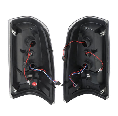 Black LED Tail Lights Fits 2003-2006 Chevy Silverado GMC Sierra 1500 2500HD 3500