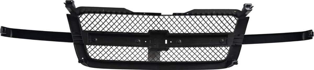 Matte Black SS Front Grille Assembly Fit For 2003-2007 Chevrolet Silverado 1500
