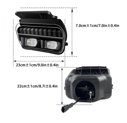 LED For 2003-2007 Chevy Silverado Avalanche Fog Lights Front Bumper Driving Lamp