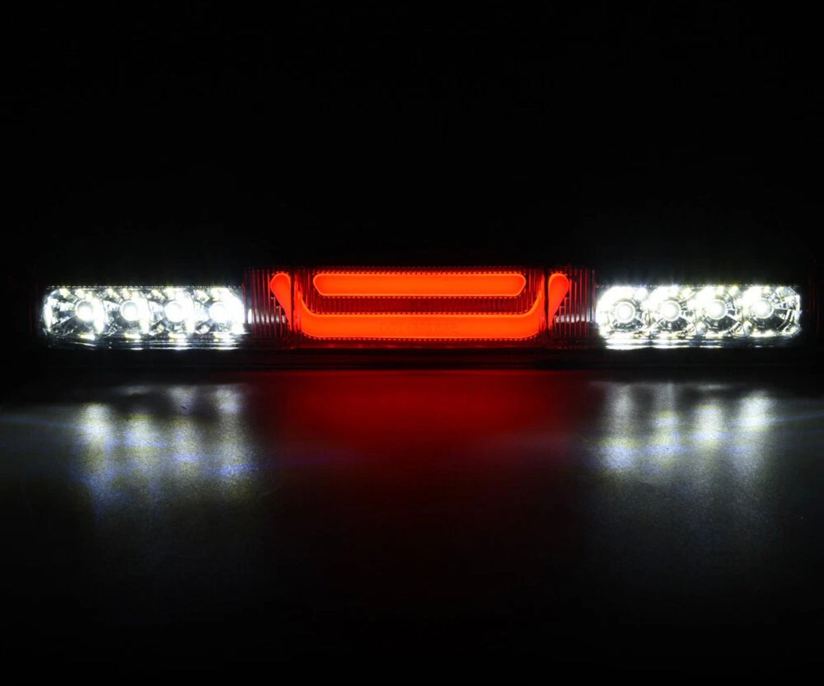 Fit For 99-07 Silverado/Sierra Chrome/Clear LED Third 3rd Brake Cargo Light