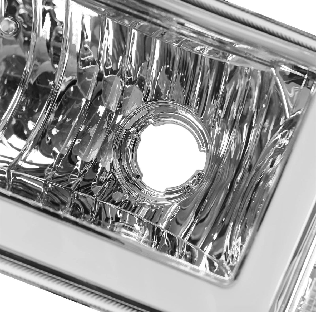For 03-06 07 Chevy Silverado Avalanche 1500-3500 LED DRL Headlight Bumper Lamps