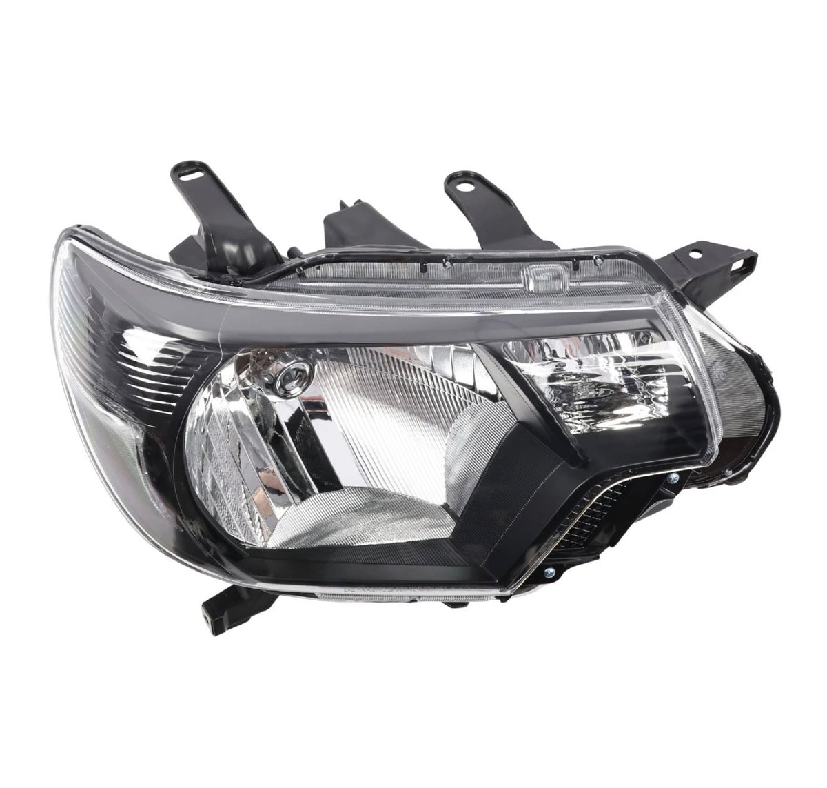 Headlights Assembly For 2012-2015 Toyota Tacoma Black Clear Corner Lamp Pair