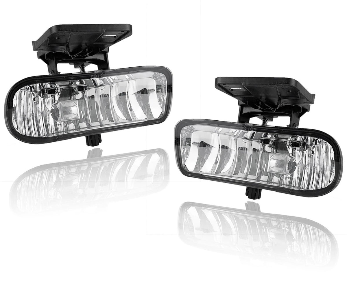 Fog Lights Bumper Driving Lamps For 99-02 Chevy Silverado / 00-06 Tahoe Suburban