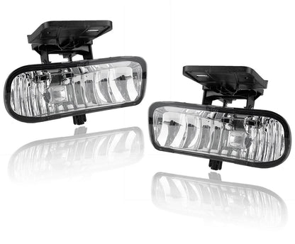 Fog Lights Bumper Driving Lamps For 99-02 Chevy Silverado / 00-06 Tahoe Suburban