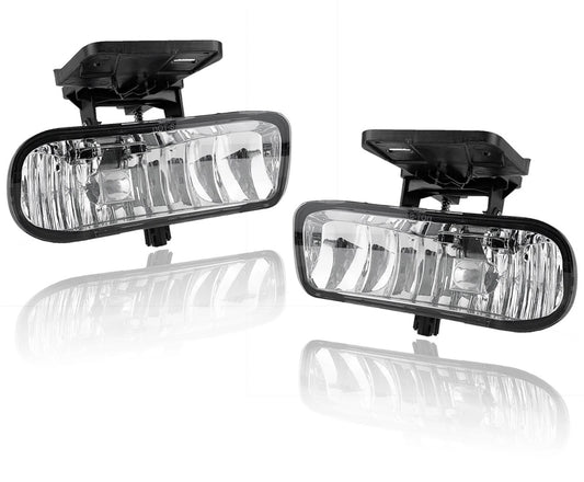 Fog Lights Bumper Driving Lamps For 99-02 Chevy Silverado / 00-06 Tahoe Suburban