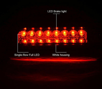 Clear Rear LED Third 3rd Brake Light Tail Lamp Fit For 1995-2017 Toyota Tacoma
