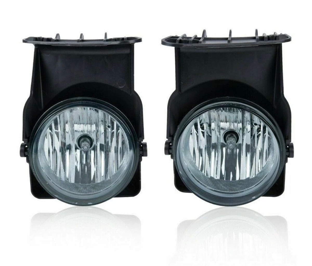 Pair Smoke Front Fog Lights Fit For 03-06 GMC Sierra 1500 2500 3500 Pickup
