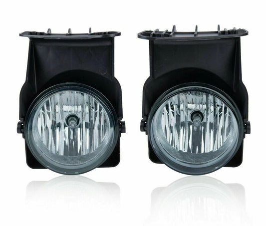Pair Smoke Front Fog Lights Fit For 03-06 GMC Sierra 1500 2500 3500 Pickup