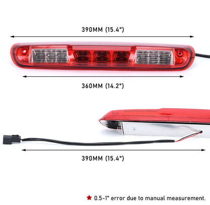 LED 3RD Third Brake Light Fit For 2007-14 Chevy Silverado Sierra 1500 2500 3500