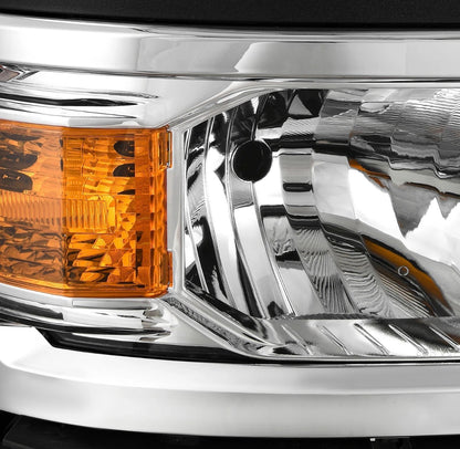 For 2014-2015 Chevy Silverado 1500 Headlights Headlamps Left+Right 14-15 Lights