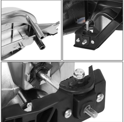 Fit 01-07 Sierra Yukon Denali Switchback LED DRL Bumper Headlights Chrome/Clear