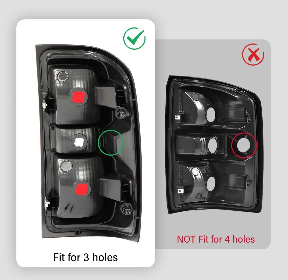 Driver Side Tail Light Lamp For Chevy Silverado 1500 2500HD 3500HD 2014-2018 19