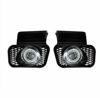 For 2003-2006 Chevy Silverado Avalanche 1500 LED Halo Projector Fog Lights Lamps