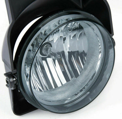 Pair Smoke Front Fog Lights Fit For 03-06 GMC Sierra 1500 2500 3500 Pickup