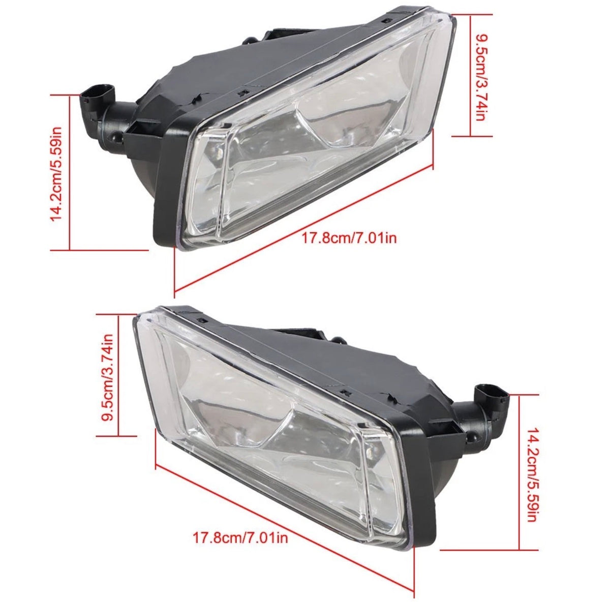 Front Fog Lights Lamps w/Bulbs For 2007-2015 Chevy Silverado 1500 2500 3500 HD