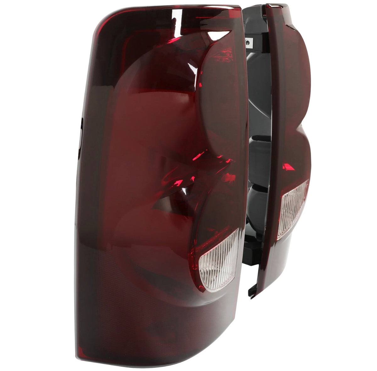 tinted Tail Lights For 03-06 Chevy Silverado 1500 2500 3500 HD w/Bulbs Wiring Set LH RH