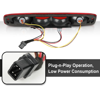 Fit For 99-07 Chevy Silverado GMC Sierra 3rd Brake Tail Light Stop Lamp w/ Bulbs