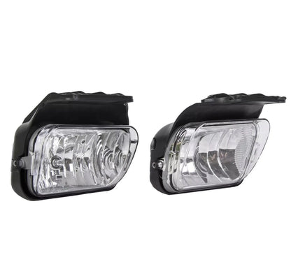 For 03-06 Chevy Silverado 1500/2500/3500 Clear Driving Fog Lights w/Bulbs Pair