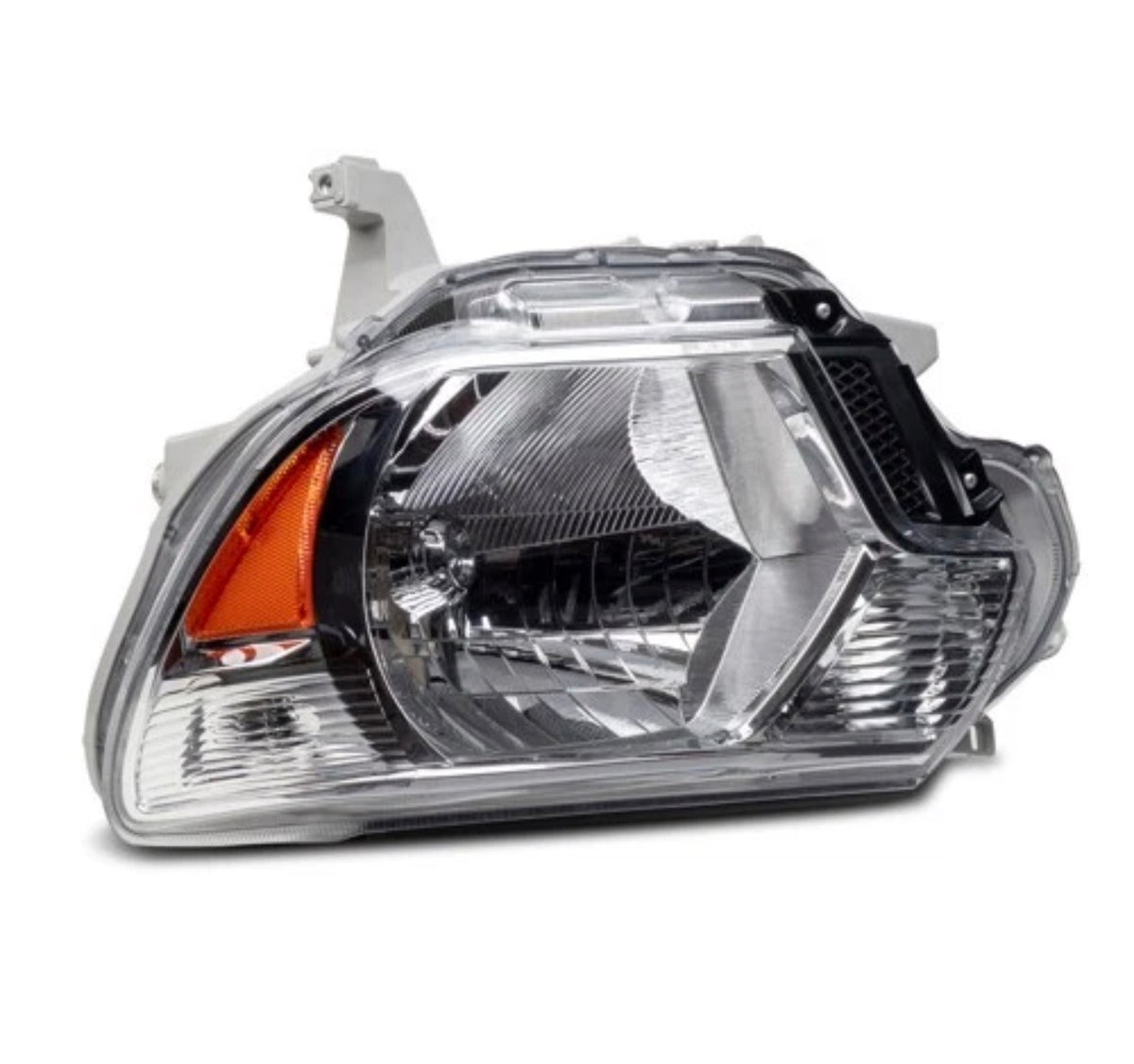 Headlights Headlamps Chrome Housing Left+Right Pair for 2012-2015 Toyota Tacoma