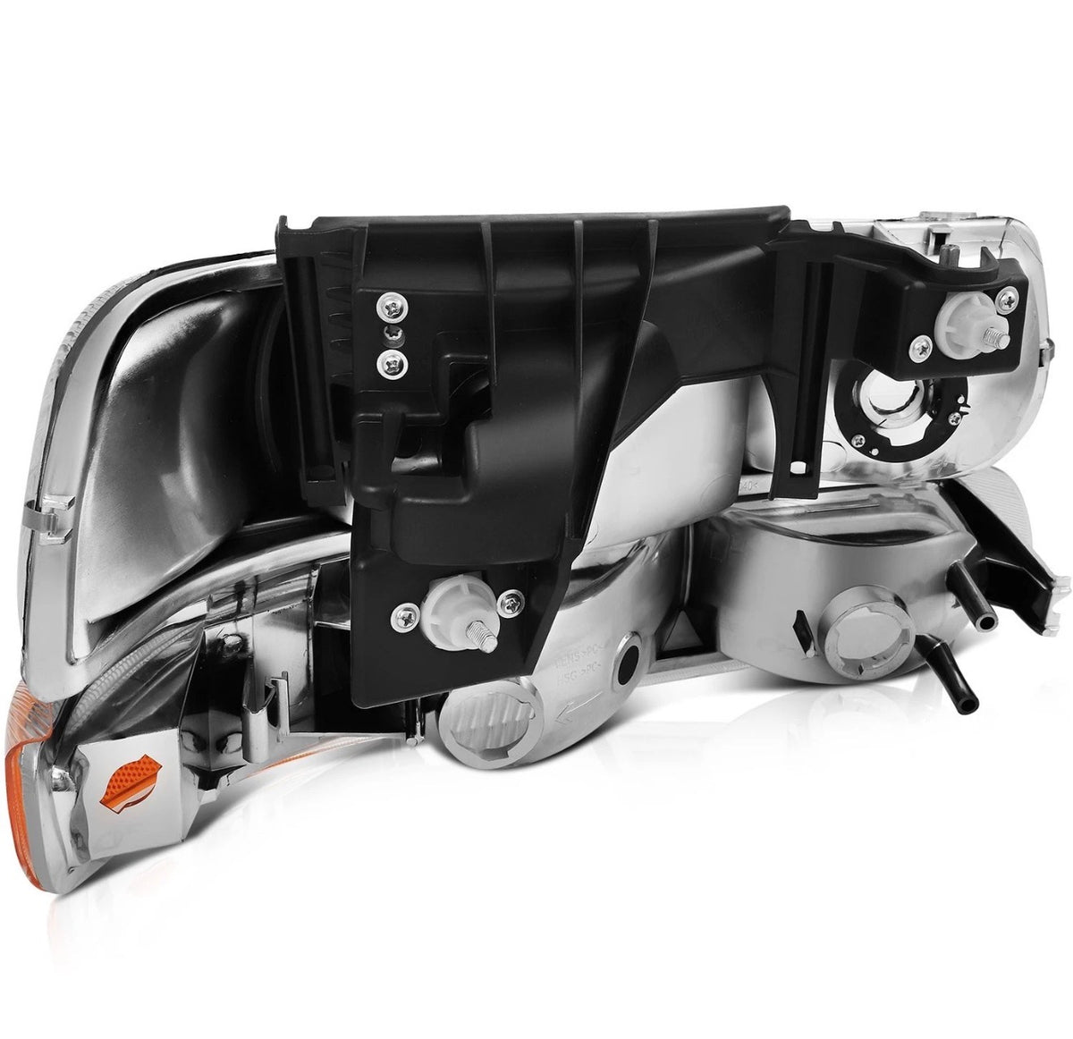Chrome Headlight Front Lamps For 1999-2002 Chevy Silverado 2000-2006 Suburban