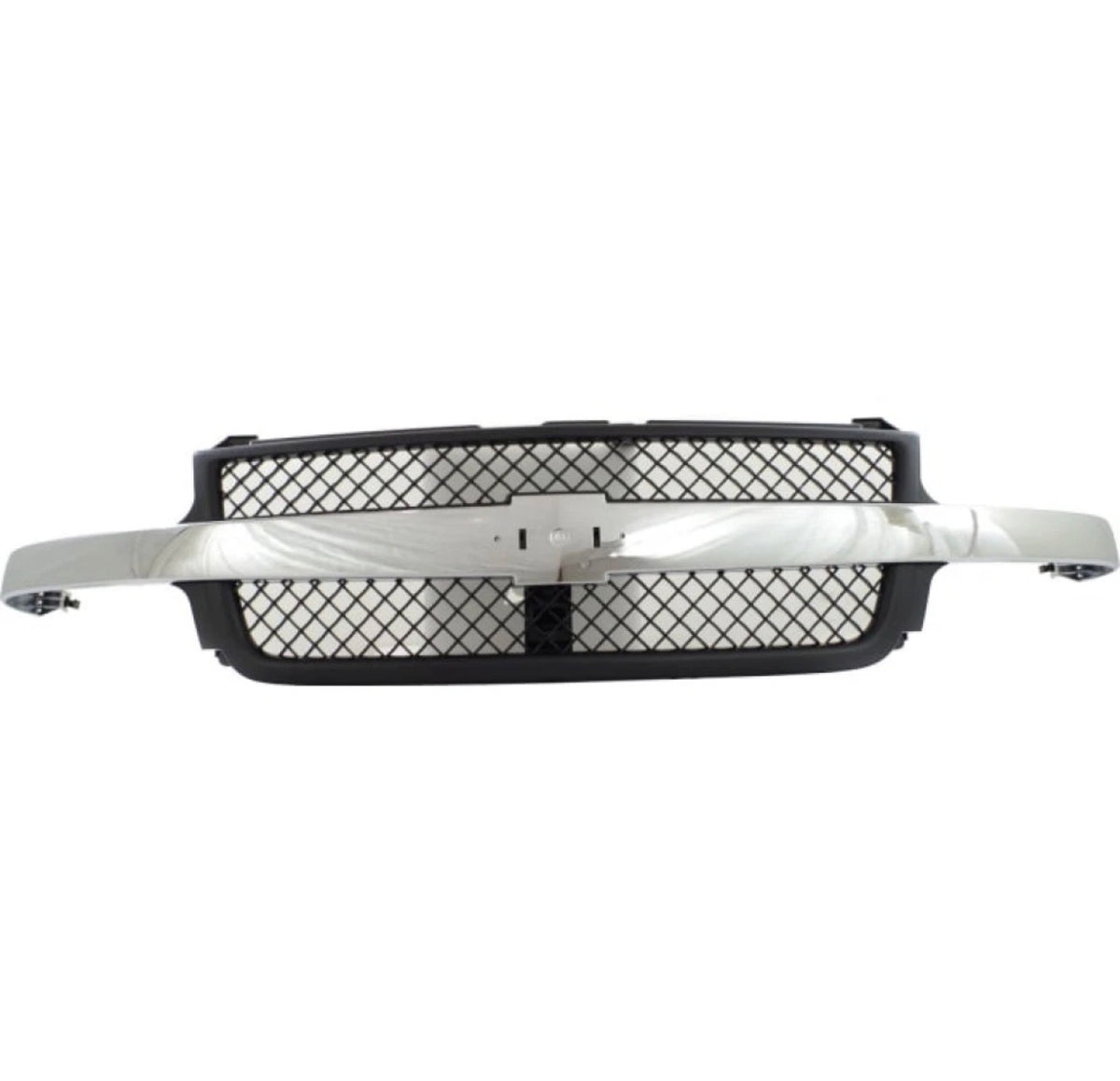 For Chevy Silverado 2500 HD/3500 Grille Assembly 2001 2002 Painted Black Shell