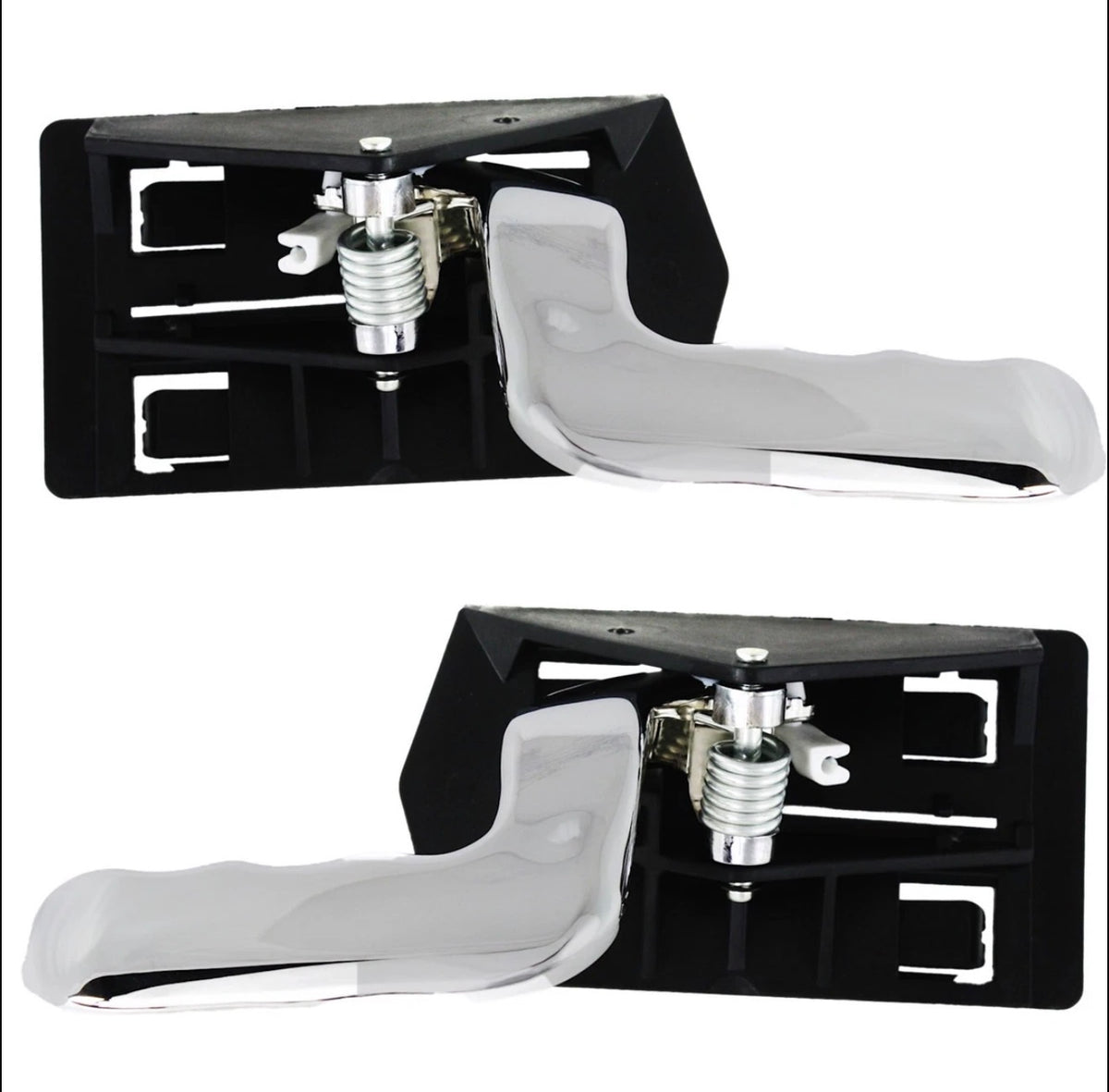 Front Interior Door Handle Set For 1999-2006 Chevrolet Silverado 1500 Chrome