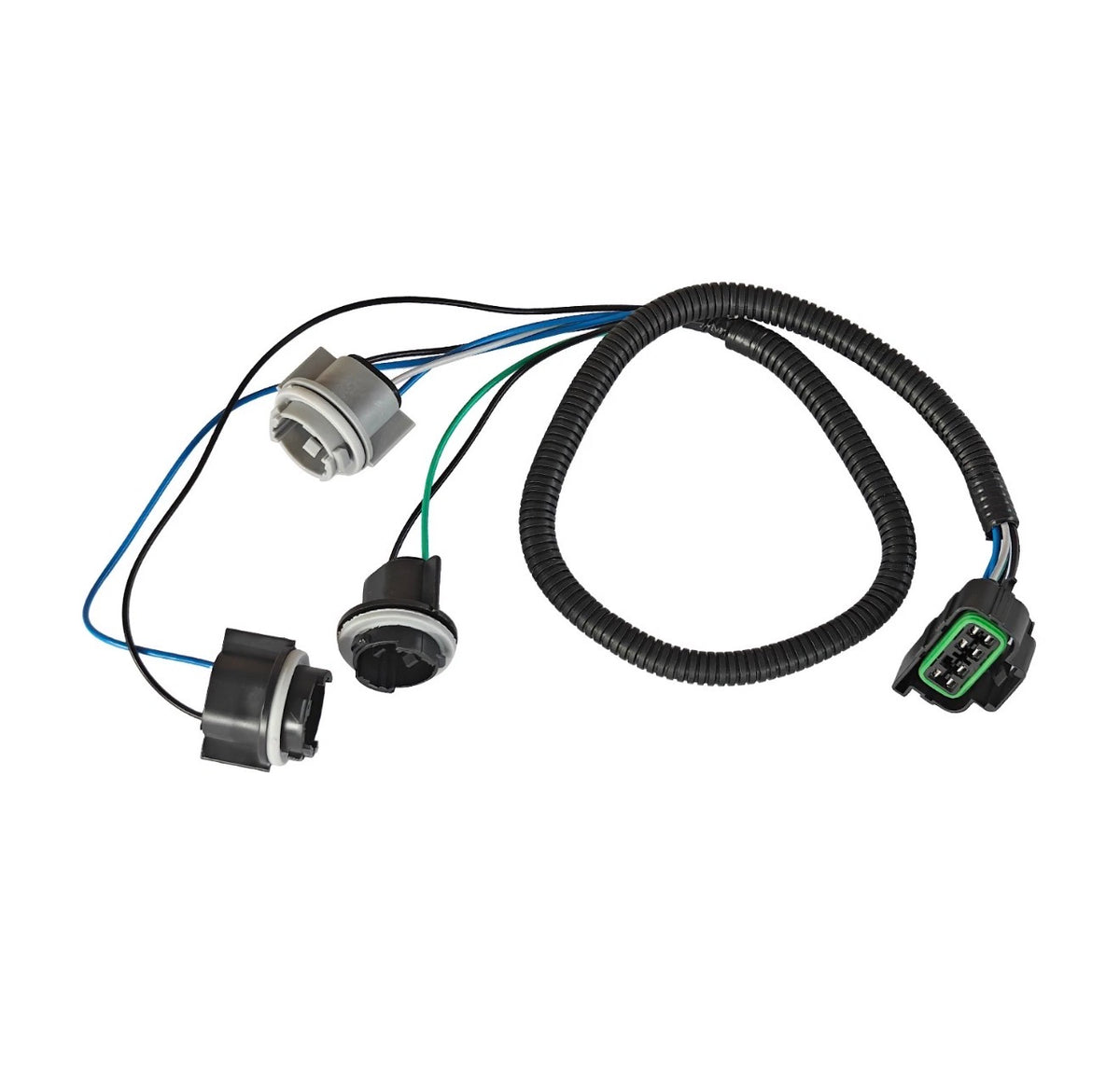 Tail Light Wiring Harness Left Driver For 1999-2005 Silverado Sierra (CONFIRM YEARS 3 AND 4 BULBS)