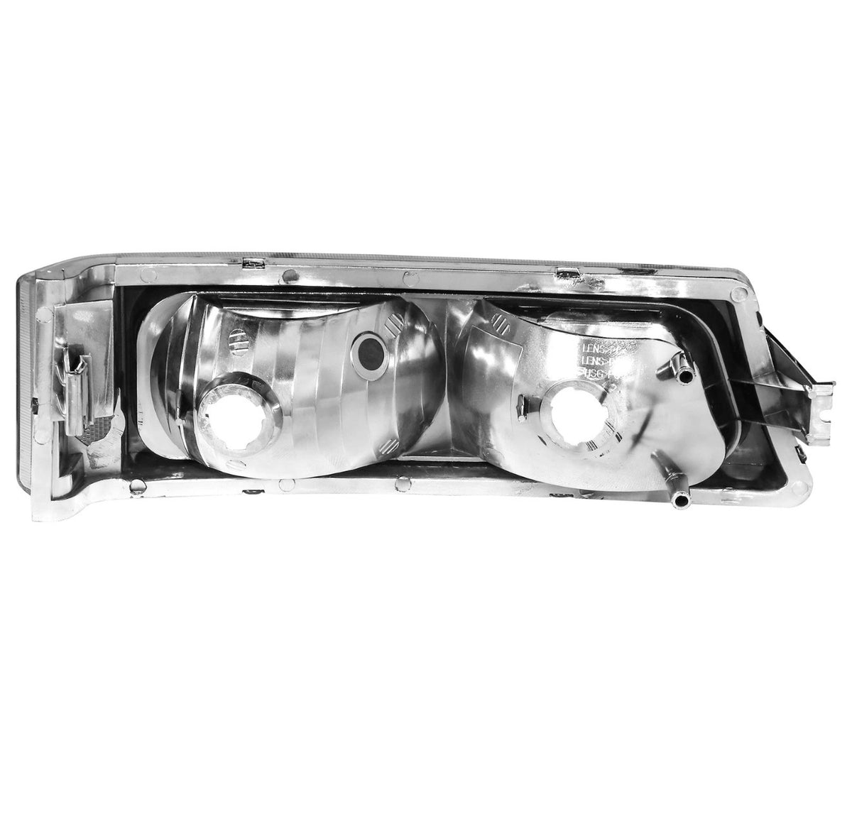 Headlights Assembly+Bumper Lamps Fits 2003-2006 Chevrolet Silverado Black Front