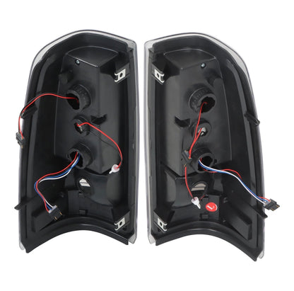 Black LED Tail Lights Fits 2003-2006 Chevy Silverado GMC Sierra 1500 2500HD 3500
