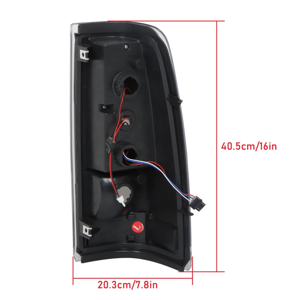 Black LED Tail Lights Fits 2003-2006 Chevy Silverado GMC Sierra 1500 2500HD 3500