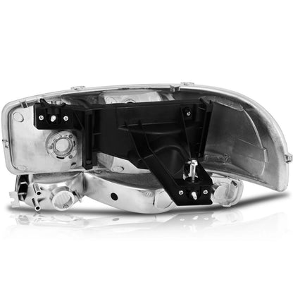 For 2005 2006-2007 GMC Sierra 1500 2500 3500 Yukon Chrome Headlight+Bumper Light